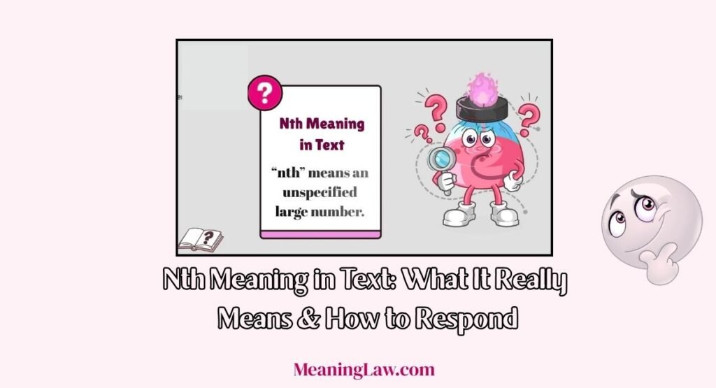 NTH Meaning in text