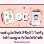 OC Meaning in Text
