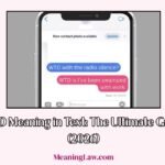 WTD Meaning in Text